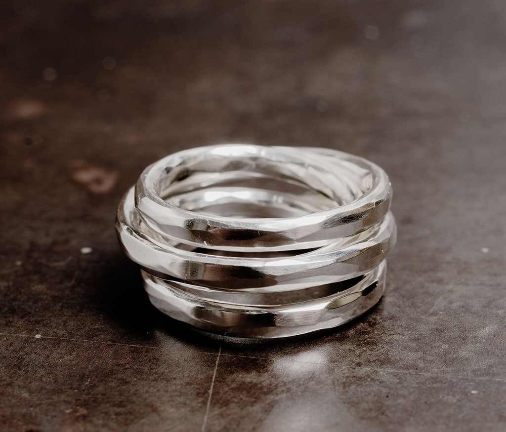 wound ring hammered – werkstatt-munchen