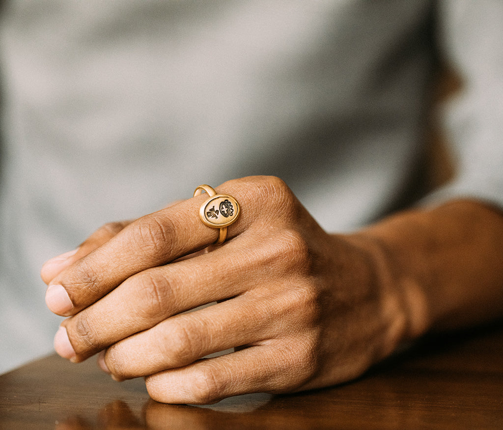 signet ring signs gold – werkstatt-munchen