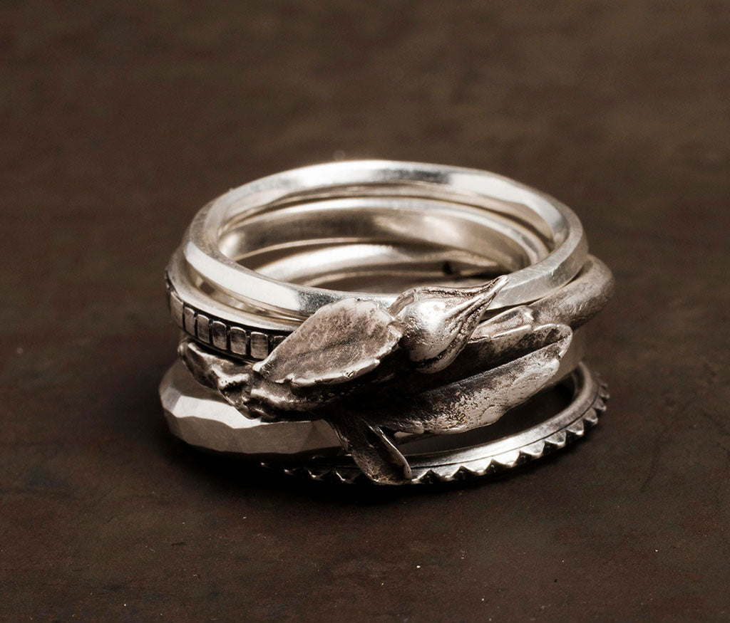 5 ring combination rosebud