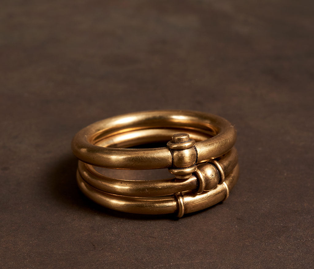 3 ring combination junction gold