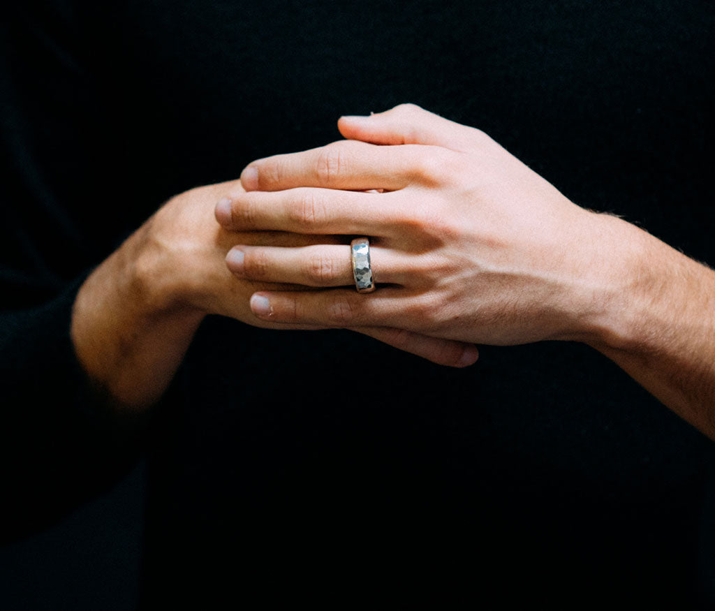 single ring hammered