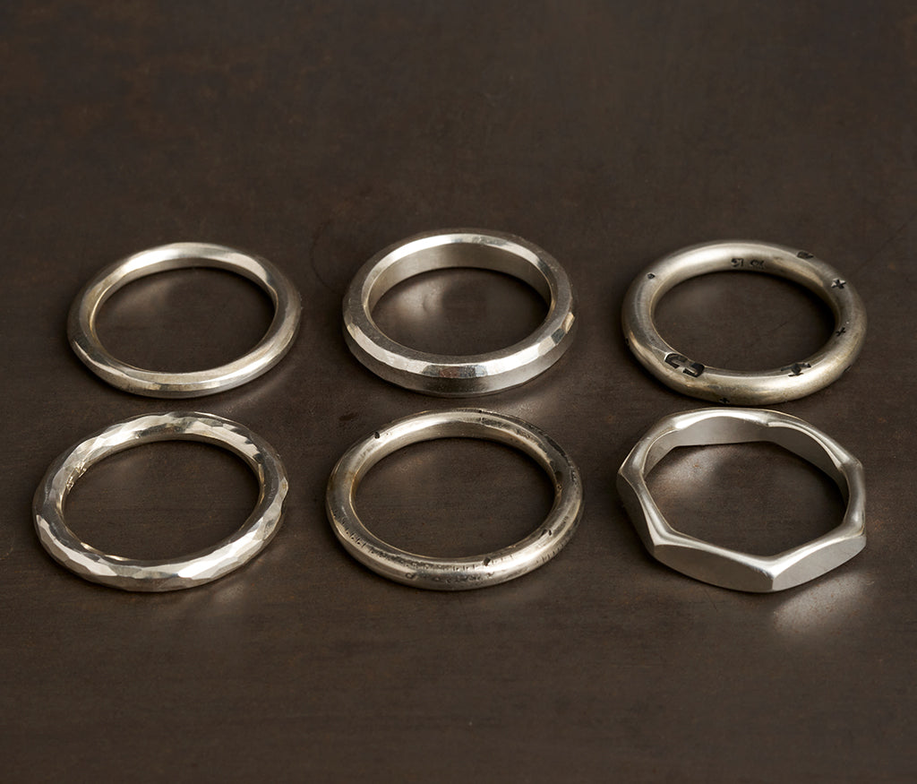 ring classic round facets