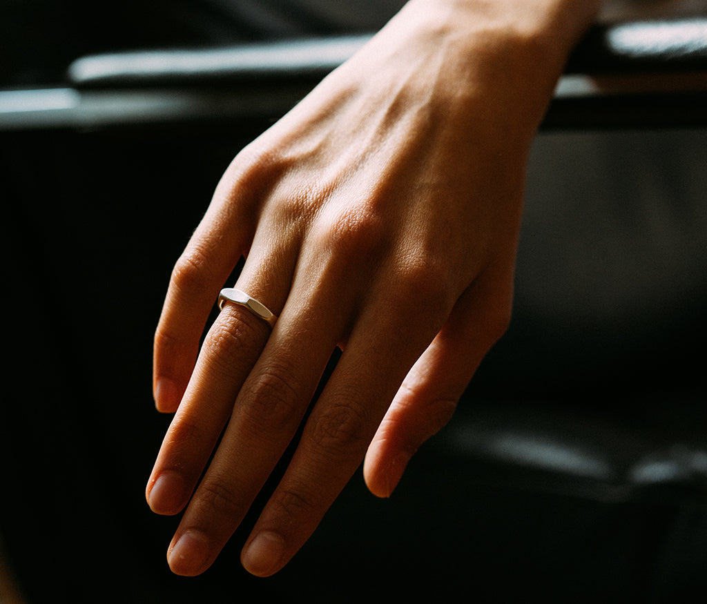 ring classic round facets