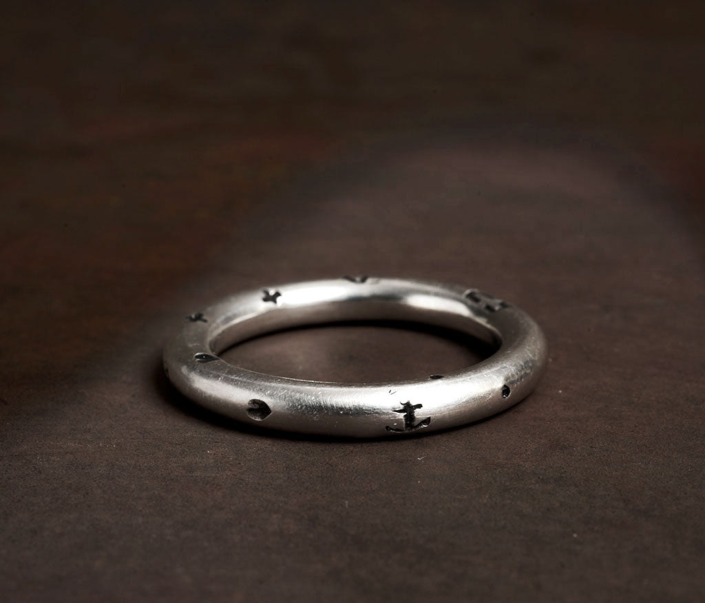 ring classic round faith love hope