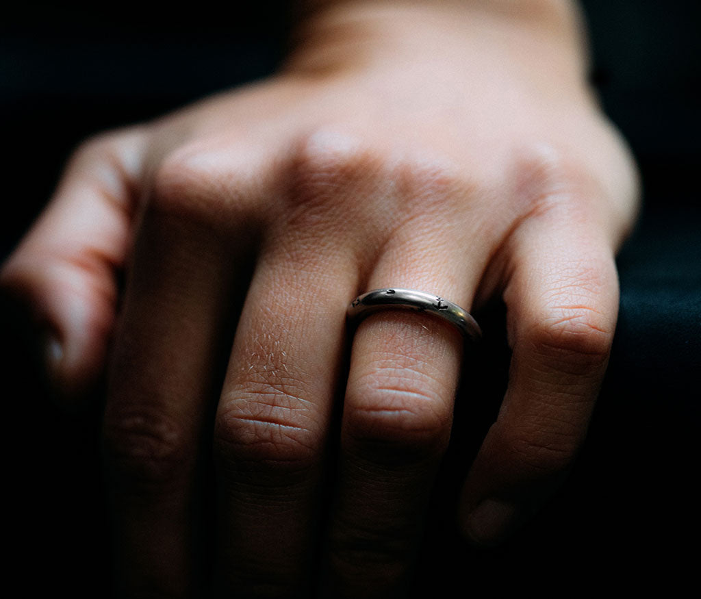 ring classic round faith love hope