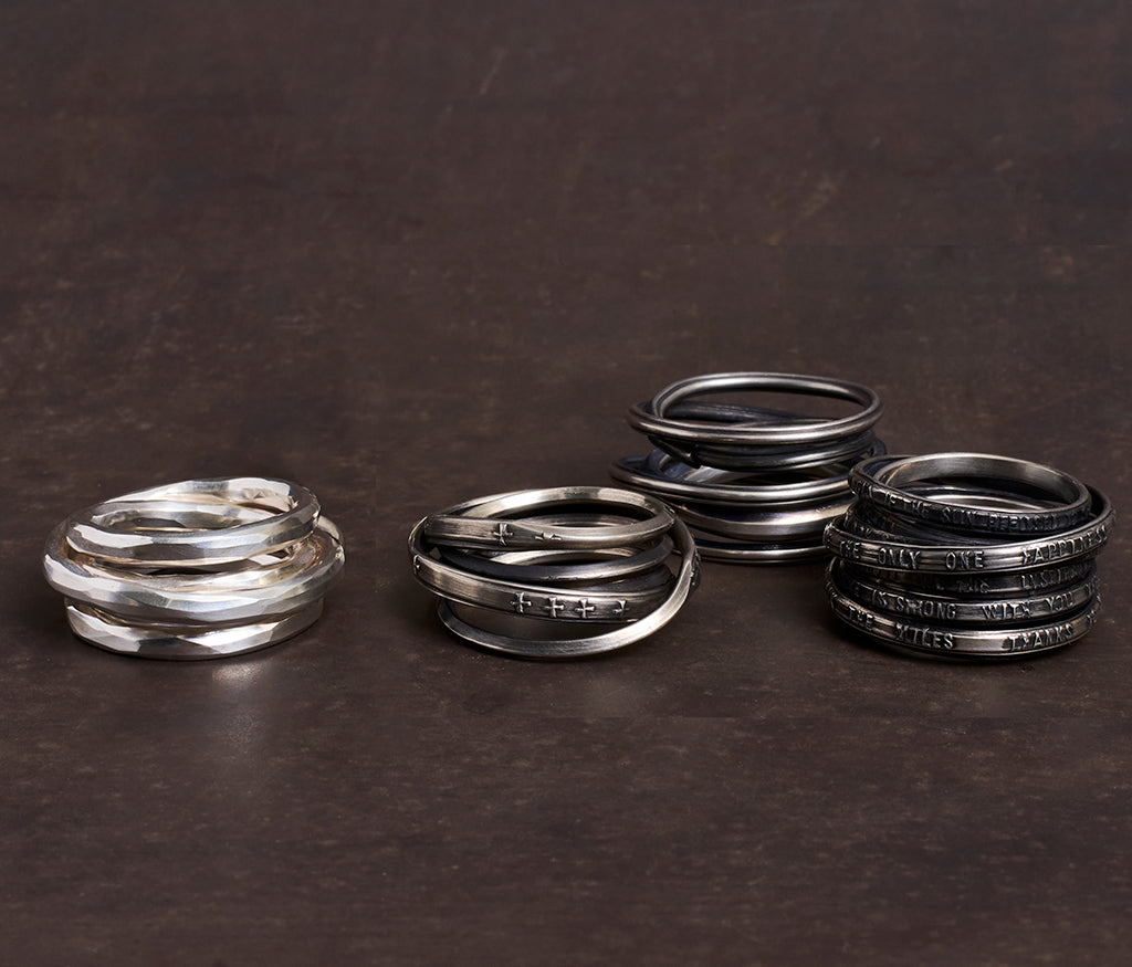 wound ring hammered – werkstatt-munchen