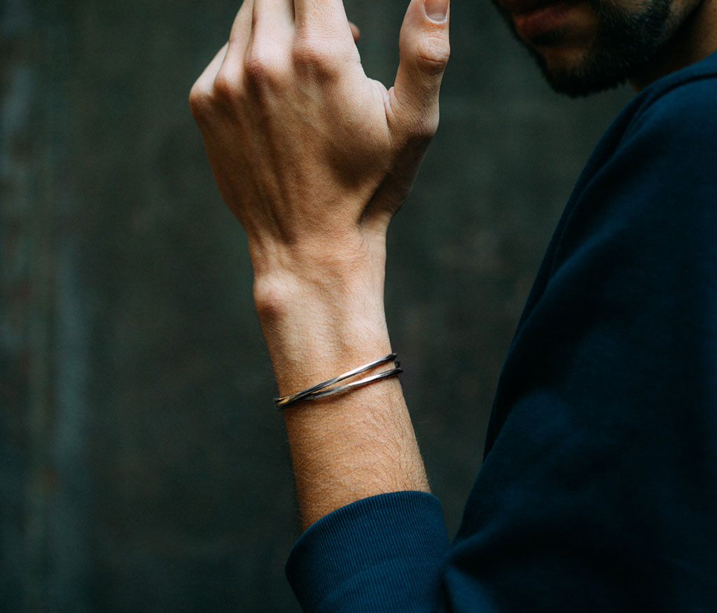 bracelet crossed – werkstatt-munchen