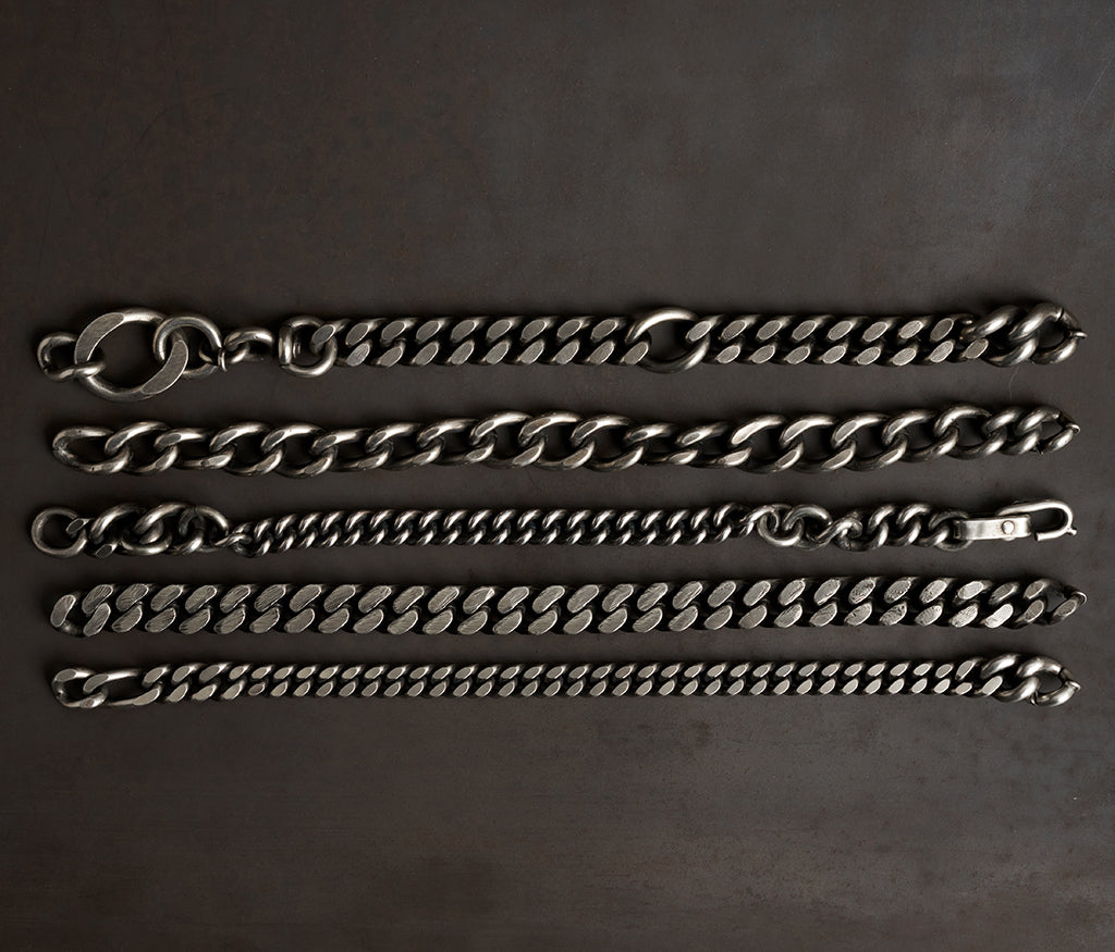 bracelet long link flat