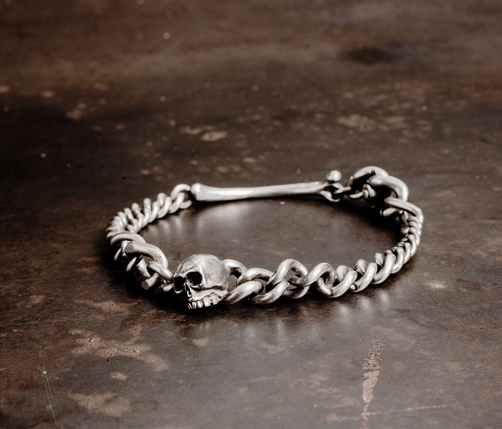 bracelet fine skull – werkstatt-munchen