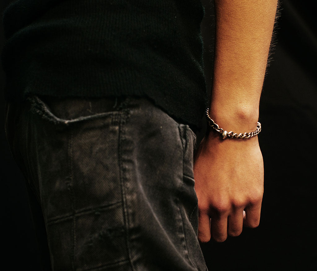 bracelet fine skull – werkstatt-munchen