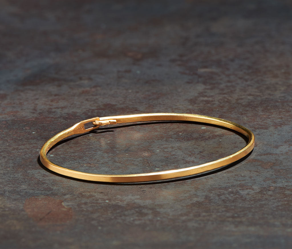 bangle hook plain gold