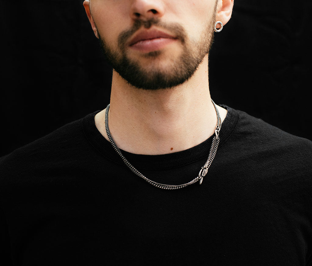 necklace two chains