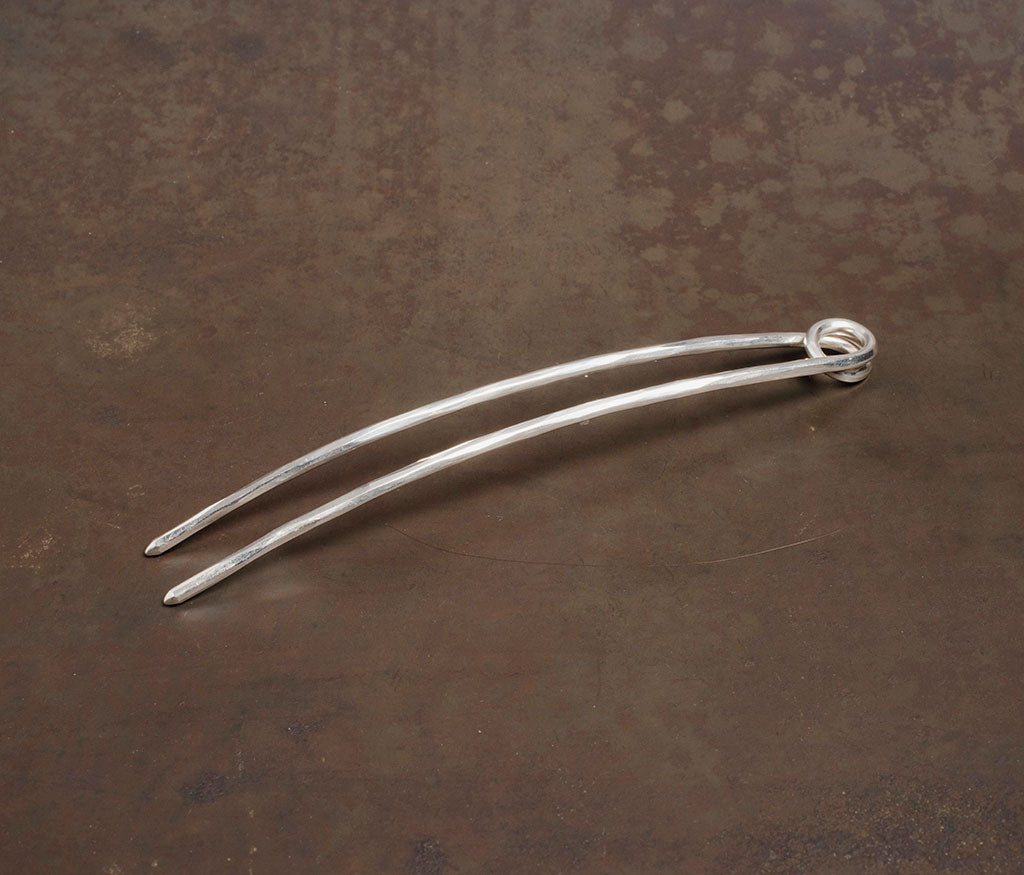 hair pin #1 hammered