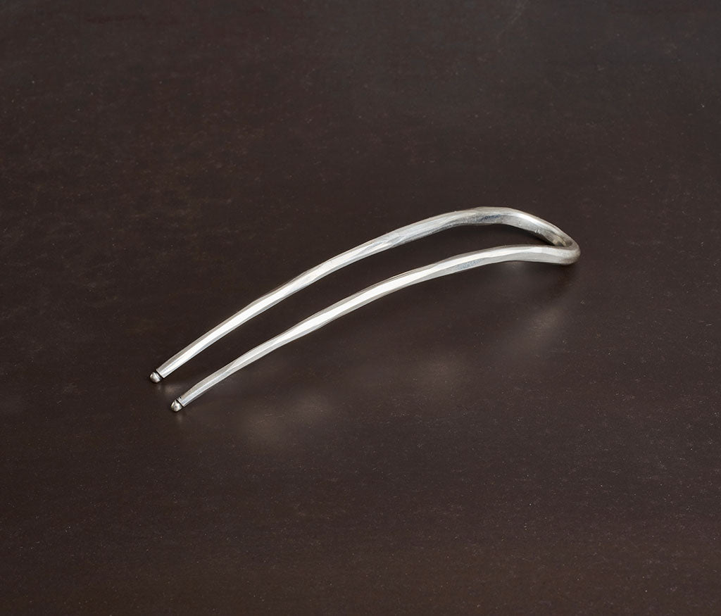 hair pin #4 hammered