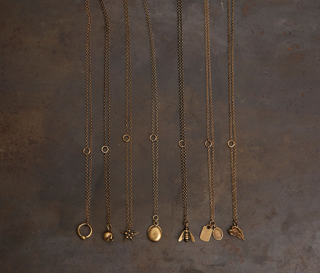 chain mini ring gold