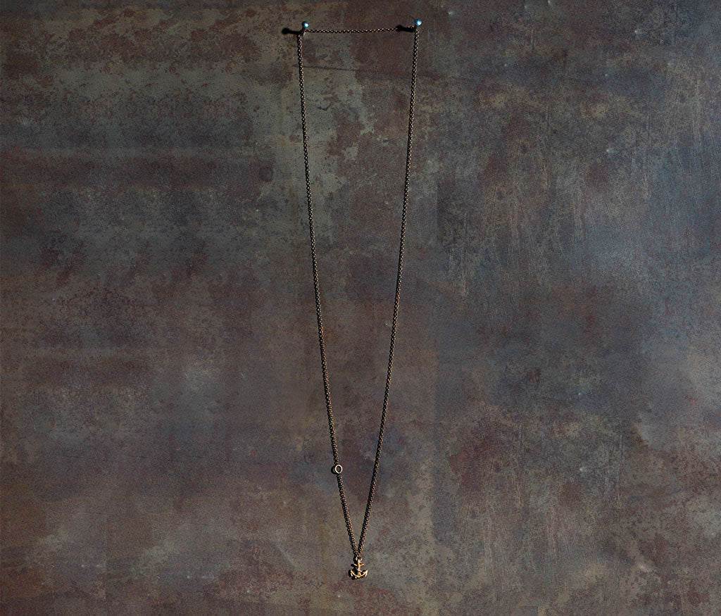 chain mini anchor gold – werkstatt-munchen