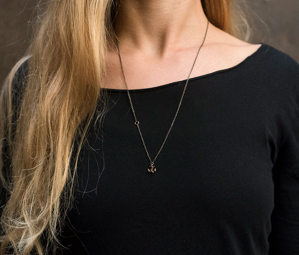 chain mini anchor gold – werkstatt-munchen
