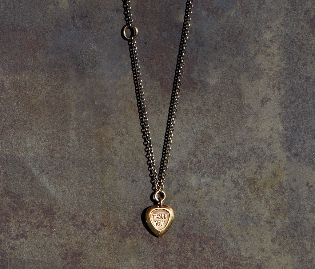 chain mini thank you gold – werkstatt-munchen