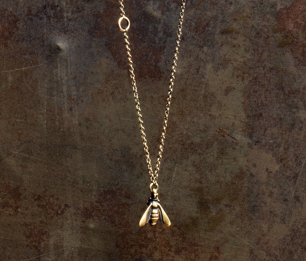chain mini bee gold – werkstatt-munchen