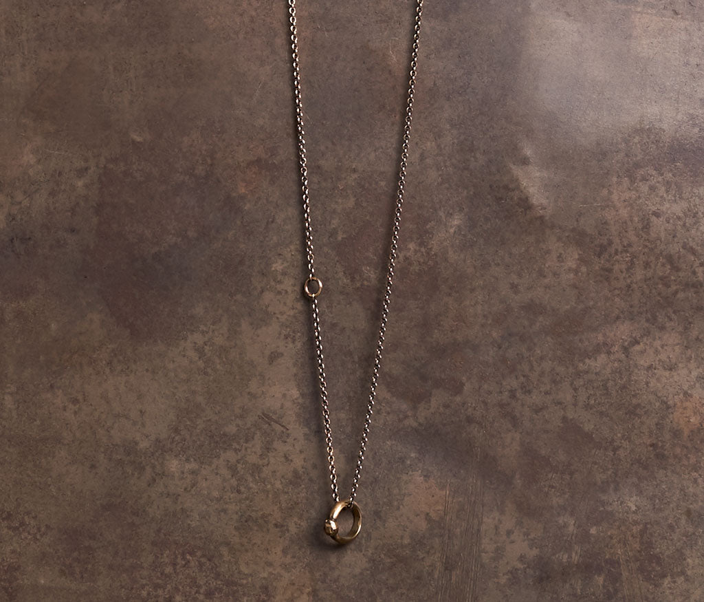 chain mini ring gold