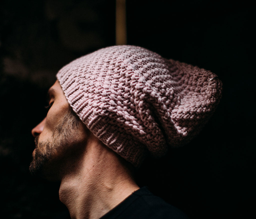 cap moss - ring hammered rose