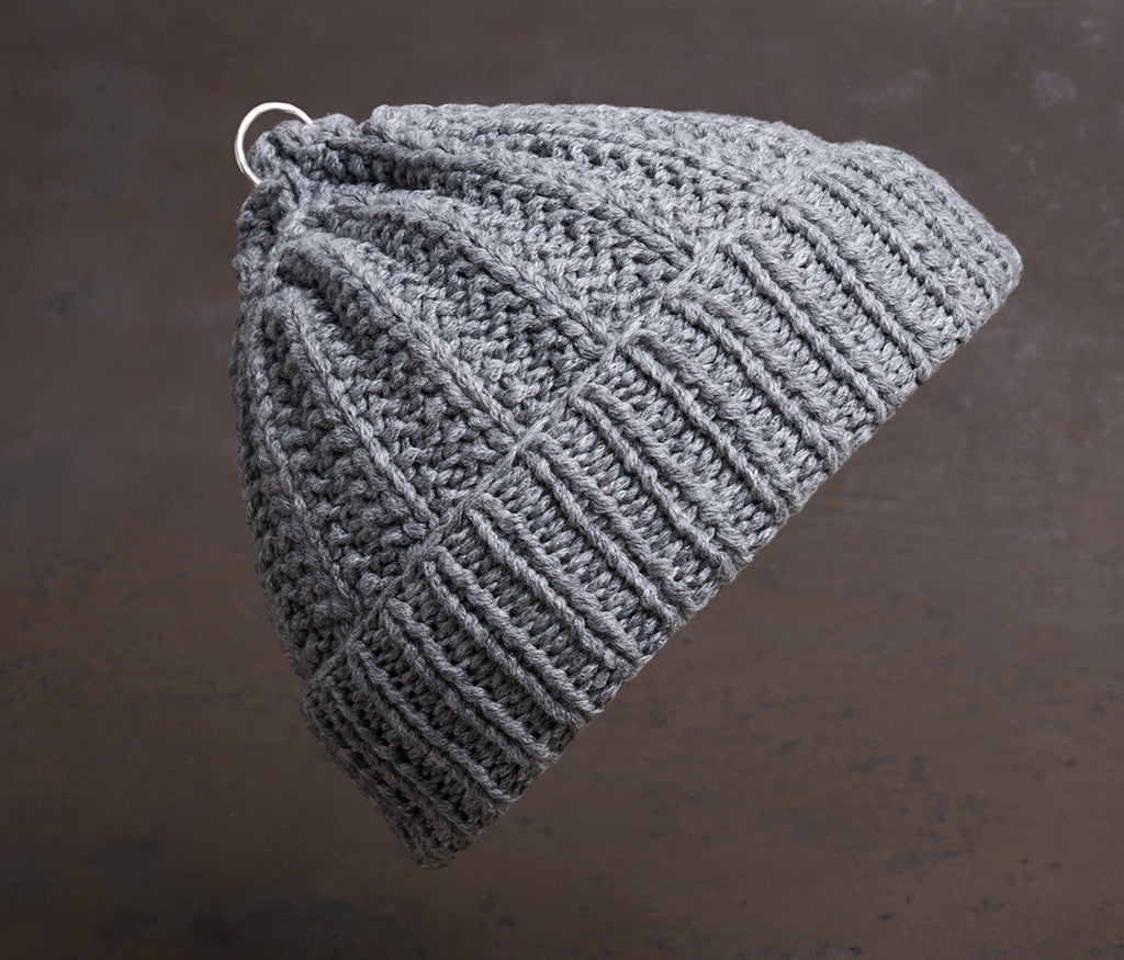 cap sailor - ring hammered pebble