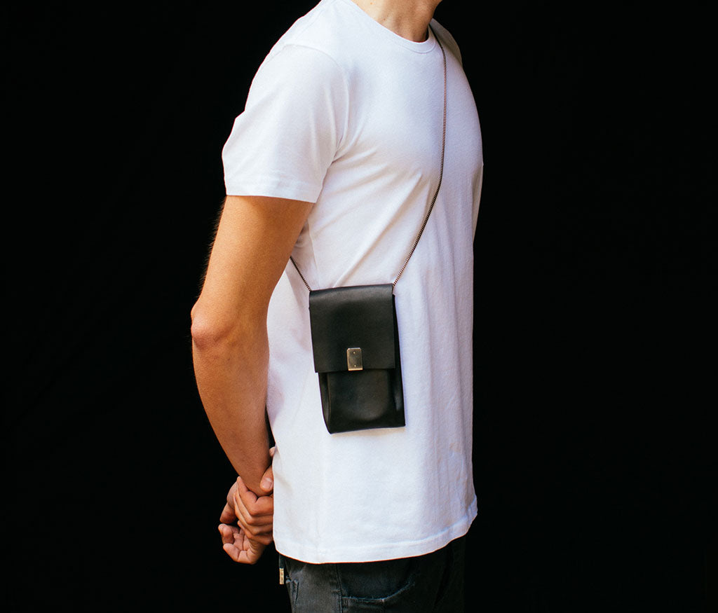 phone purse hammered